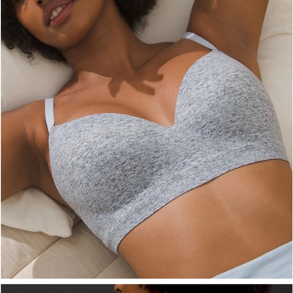 Soma Enbliss Wireless Bra in Blurred Graphite NWT 32D